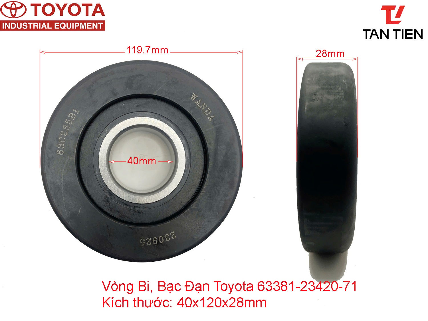 Vòng Bi Toyota 63381-23420-71